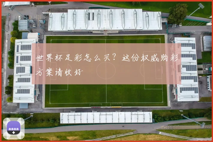 世界杯足彩怎么买？这份权威购彩方案请收好